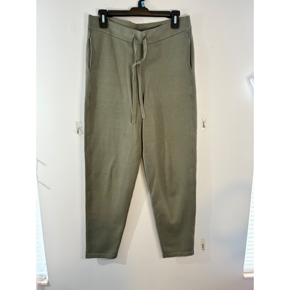 Splendid x Ella Jane Blog Knit Joggers Lounge Pants‎ Drawstring Green M